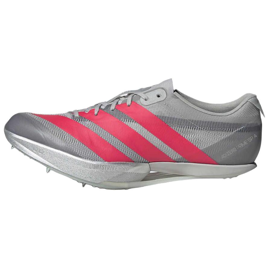 Adidas Adizero Prime Sp 4 Comfortable Soft Non-Slip Wear-Resistant Functional Low-Top Unisex Athletic Shoes Silver JH5234