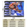 Rapper rod wave  Blanket  Decorative Flannel Bedding Throws For Couch Bed Super Warm Custom Quality Bedspread Gift