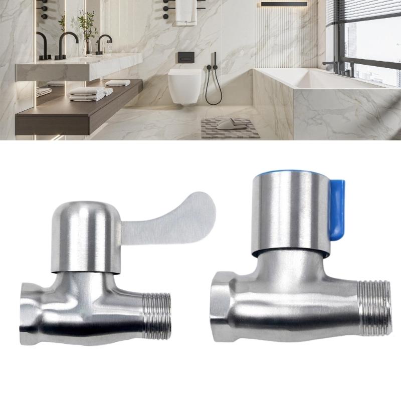 1/2Inch Stainless Steel Water Splitters Valves Accessory for Shower Faucet Sprayers Nozzle Bathroom Sink and Heaters