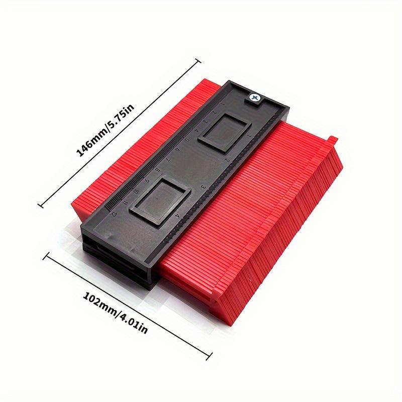 Multi-Size Contour Gauge Ruler - 5" & 10" ABS Plastic for Irregular Shapes in Woodworking
