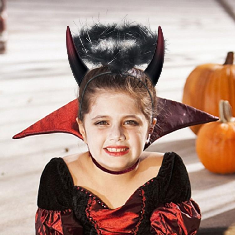 Devil Horn Hairpin Party Cosplays Costume Hair Clip Halloweens Hair Accessories