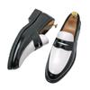 2025 Summer New Men's Low-top Color Matching Leather Shoes Casual Style Dress Leather Shoes One-pedal Loafers Spot Batch