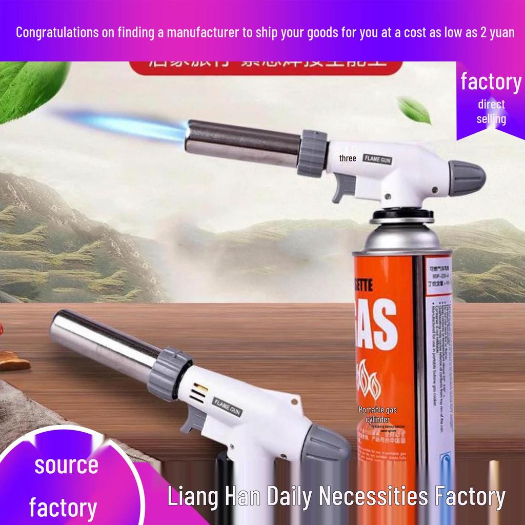 Cassette Portable High-Temp Gas Blowtorch for Welding, BBQ, Baking, and Singeing