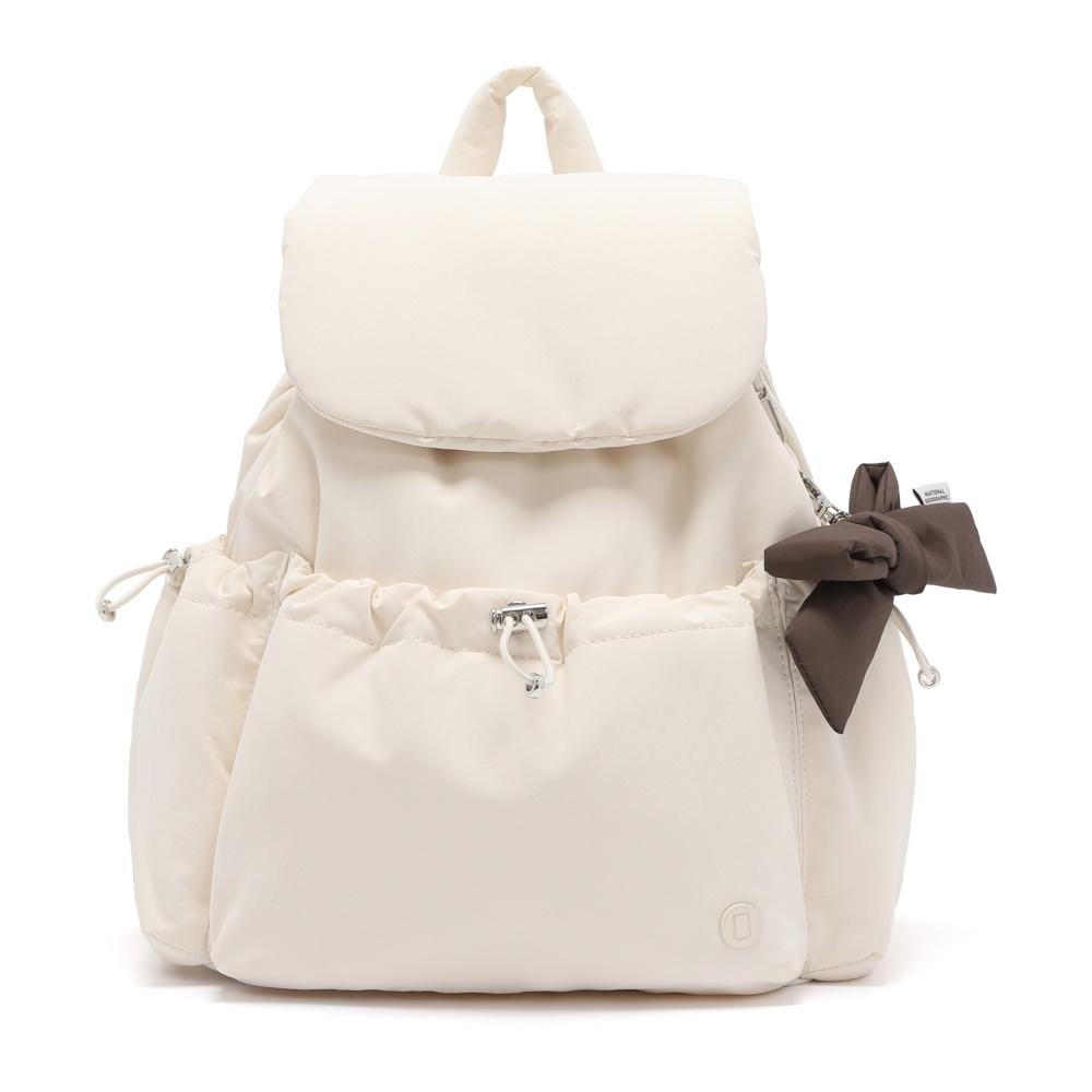 Nationalgeographic N263Abg540 Women'S Fluffy Mini Backpack Ivory