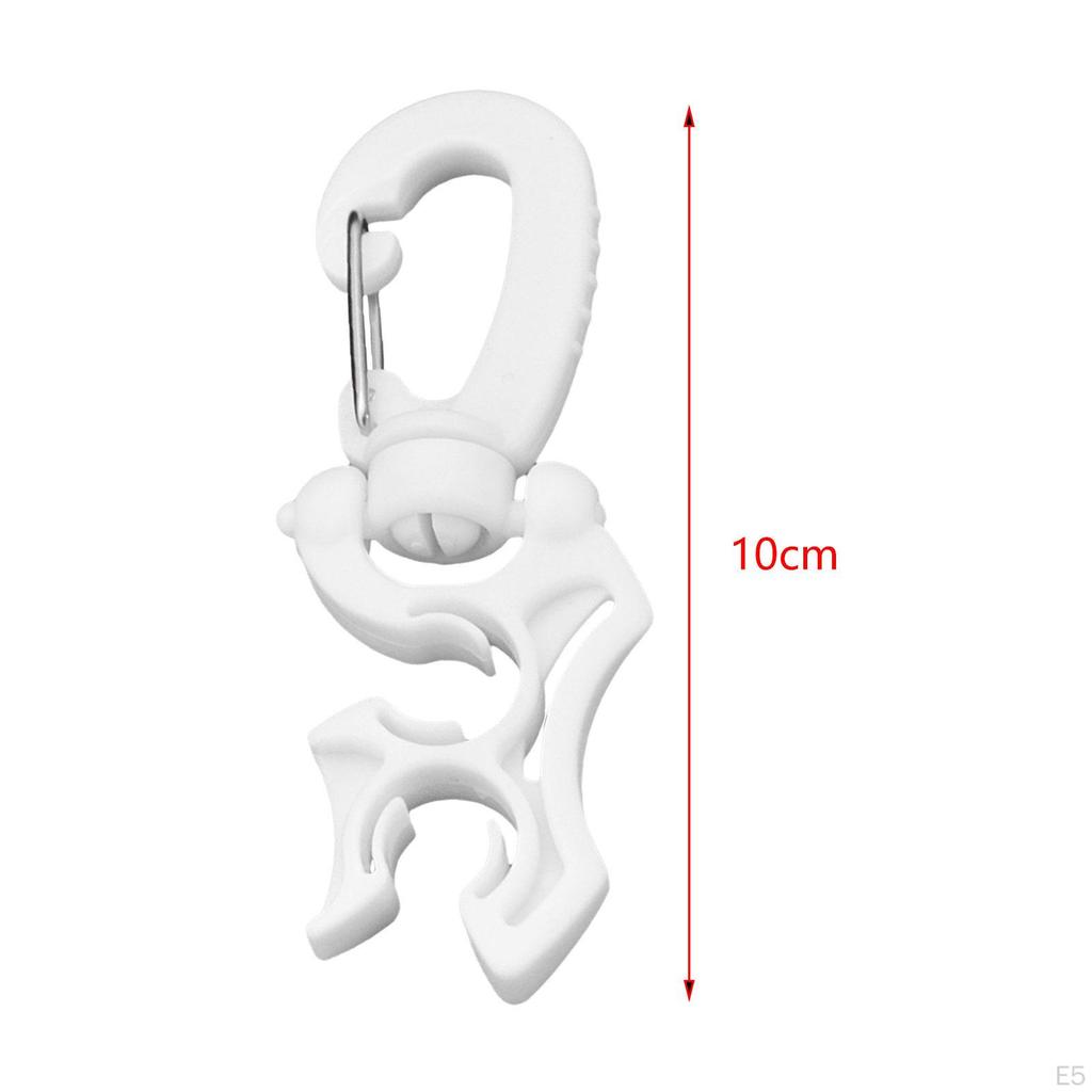 Scuba Diving Hose Retainer Buckle Hook Durable BCD W/Clip Regulator Cover for