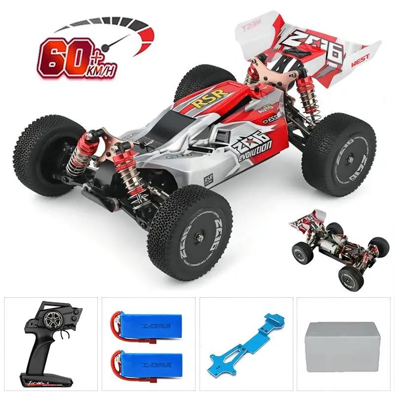 WLtoys 144010 75KM/H 2.4G RC Car Brushless 4WD Electric High Speed Off-Road Remote Control Drift Toys for Children Racing