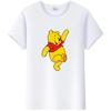 Cute Summer Blouses White Tees Harajuku Tshirt Gothic Clothes Tops Cartoon Pooh Tigger Graphic T-shirt Unisex