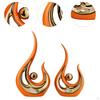 2 Pieces Abstract Art Statue Artwork Fine Workmanship Home Decoration Resin Figurine Modern