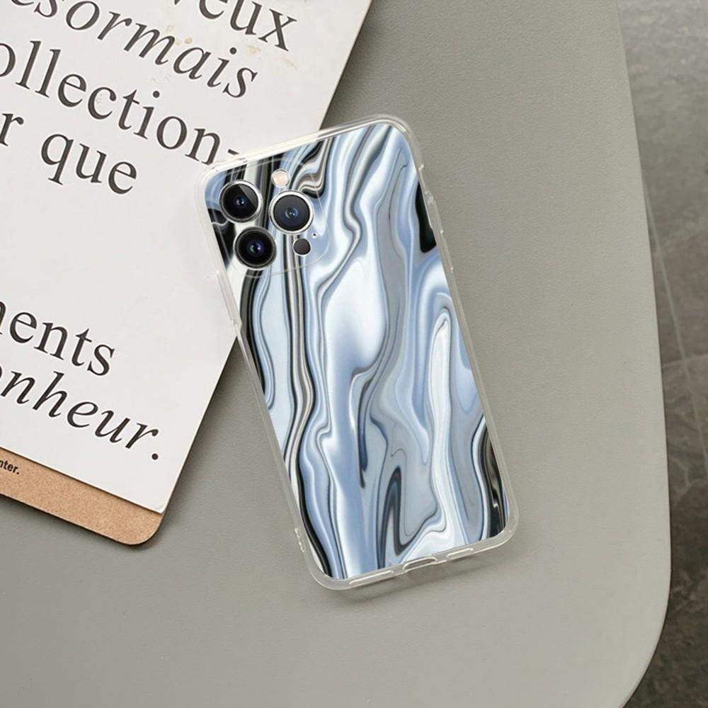 Holographic Pattern Phone Case For iPhone 15 14 13 12 11 Pro Max XS X XR SE 2020 6 7 8 Plus Mini Protective Shell