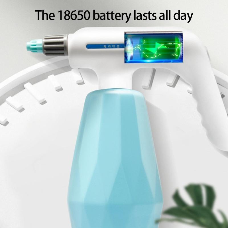 Pulvérisateur Électrique 1.2L Avec Tasse de Dosage Précise Poignée Ergonomique en ABS Rechargeable Pour Plantes et Désinfections