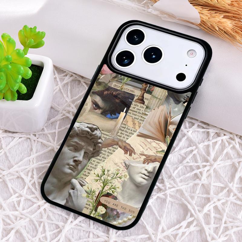 Renaissance Famous painting Collage Shockproof Phone Case for iPhone 17 Air 16e 15 11 12 14 13 Pro Max Cover Coque