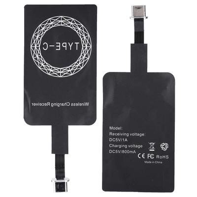 Wireless Charging Receiver Type C Fast Wire Less Charger Self Adhesive Sticker Charging Receiver for Mobile Phone Android Device