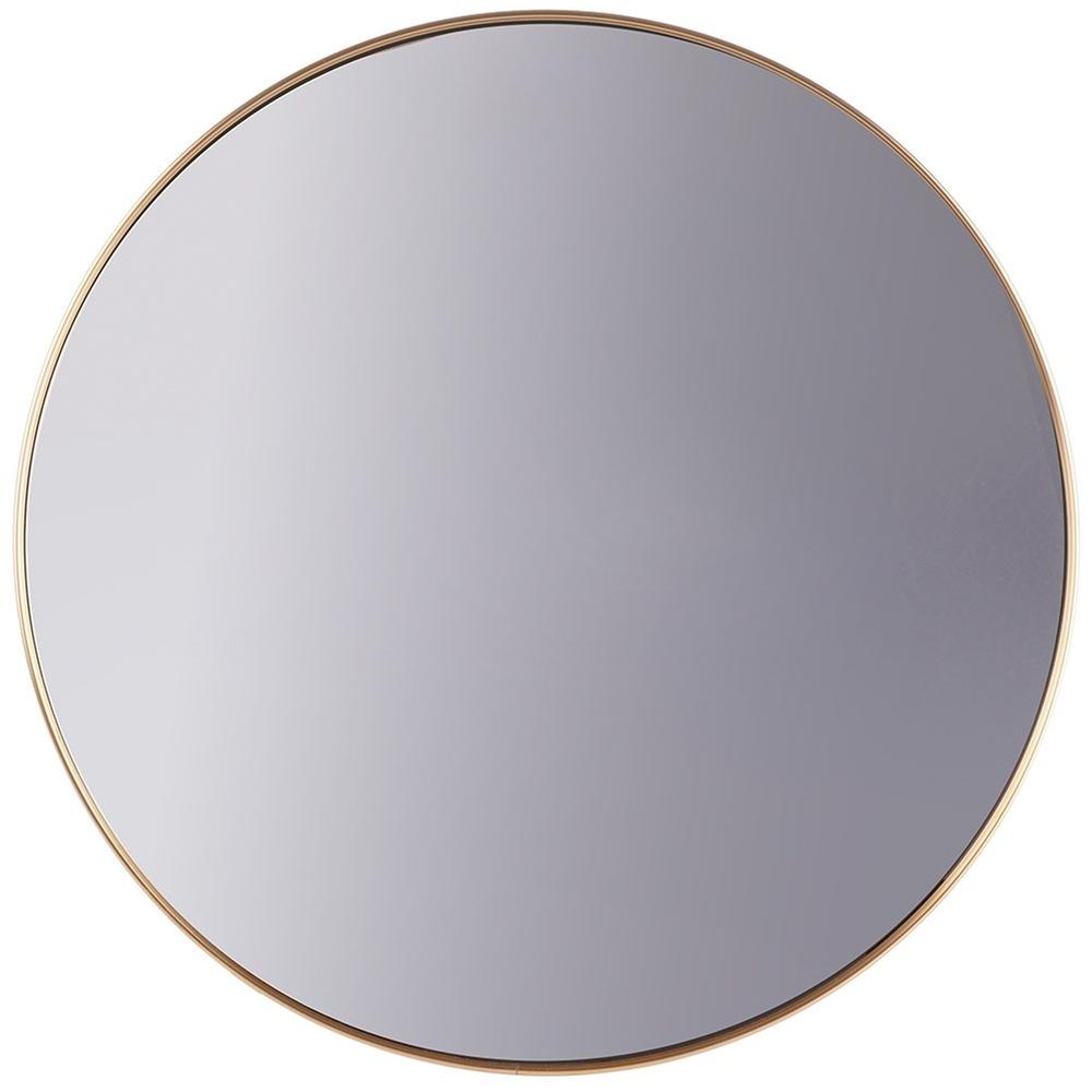Gold Round Wall Mirror 50 Cm