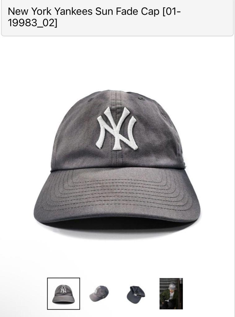 [USED] 47 New York Yankees Sun Fade Cap