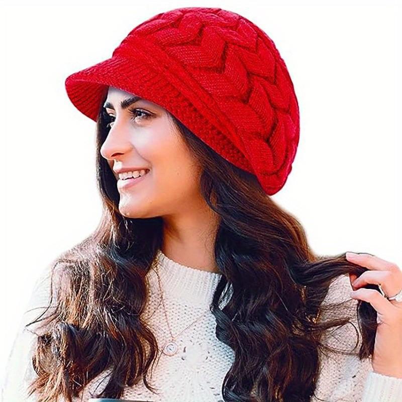 

Women s Winter Hat Fleece Thickened Fashion Warm Casual Knitted Wool Temu Xiyin