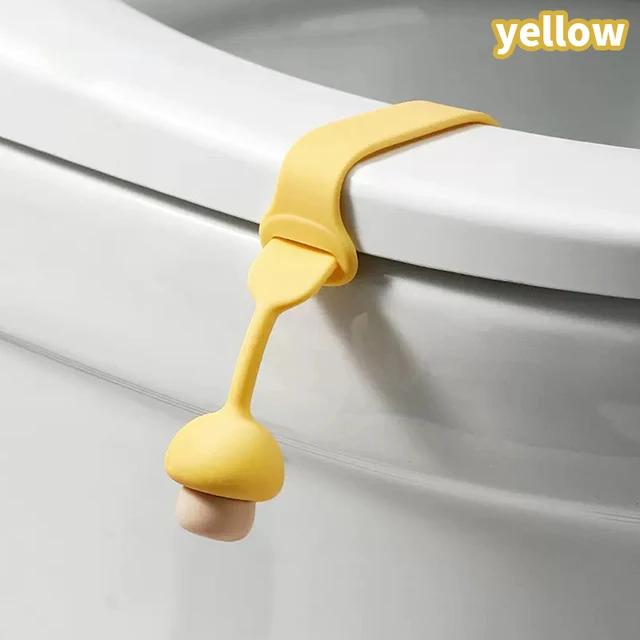 Toilet Flipper Silicone Lift Toilet Lid Toilet Seat Pull Ring Sanitary and Anti Dirt Hand Toilet Accessories