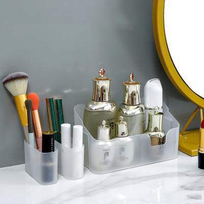 Mobiletto Organizer Cosmetici Salvaspazio Porta Pennelli Trucco Scatola Portaoggetti Prodotti per la Cura della Pelle Porta Rossetti Bagno Casa