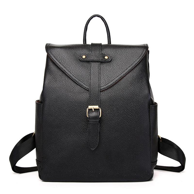 Leather Retro Women's Backpack Korean Men's Backpack Fashion Backpack Crossbody Bag Handbag Casual School Bag