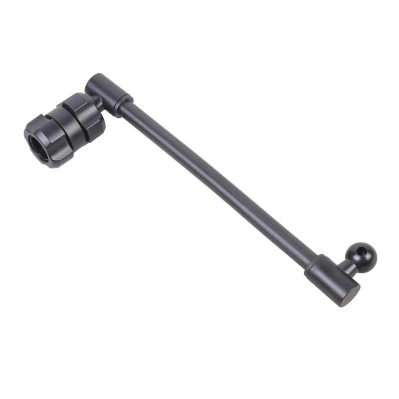 Adjustable 20cm Z Shape Extension Rod With Double 17mm Ball Joints For Tablet Vehicle Flexible Device Mounting Positions