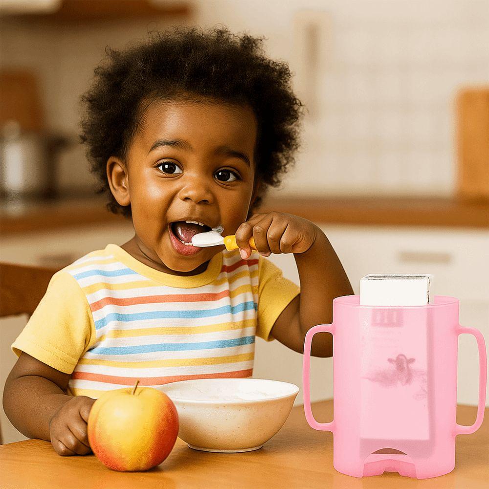 Plastic Food Pouch Holder Comfortable Milk Box Holder Juice Box Holder  for Baby