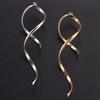 6pcs Minimally Curved Lines Vintage Stainless Steel Charms For Jewelry Making Supplies Handmade Earrings Necklace Pendant Charm