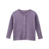 High Quality Girl's Cardigan Sweater Children's Solid Color Knitwear Baby Clothes