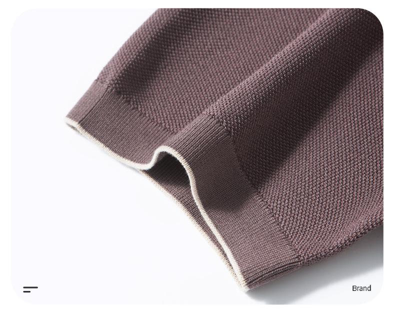 Men's Cool Breathable Tencel Lyocell Knit T-Shirt - Round Neck, Short Sleeves, Casual, Summer Silk Top