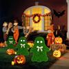 Halloween Ghosts Garden Decorations, Halloween Ghosts Yard Signs With Stake, Outdoor Decorations Signs For Lawns Decor Yard Garden Decor