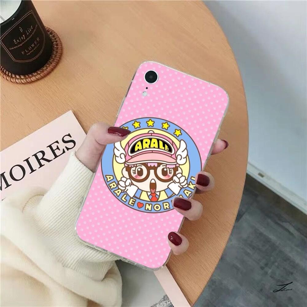 Cartoon Dr Slump Phone Case for iPhone 15 8 7 6 6S Plus X SE 2020 XR XS 14 11 12 13 Mini Pro Max Mobile Case
