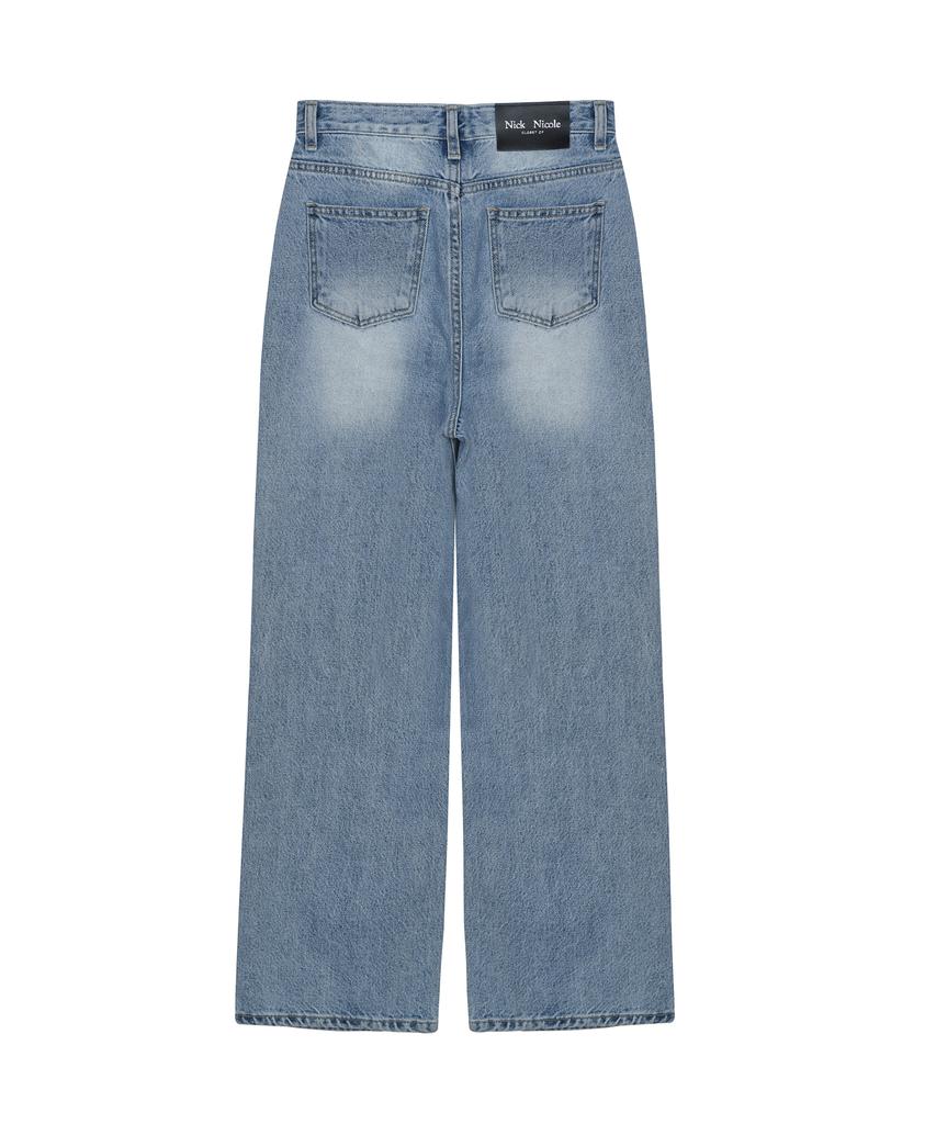 Nigaennikol Minimal Washing Wide Denim_Blue