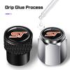 For Ford St Kuga Fiesta Fusion Mondeo Explorer Ecosport 4Pcs Car Wheel Tire Valve Cap Tyre Rim Stem Waterproof Cover Accessories