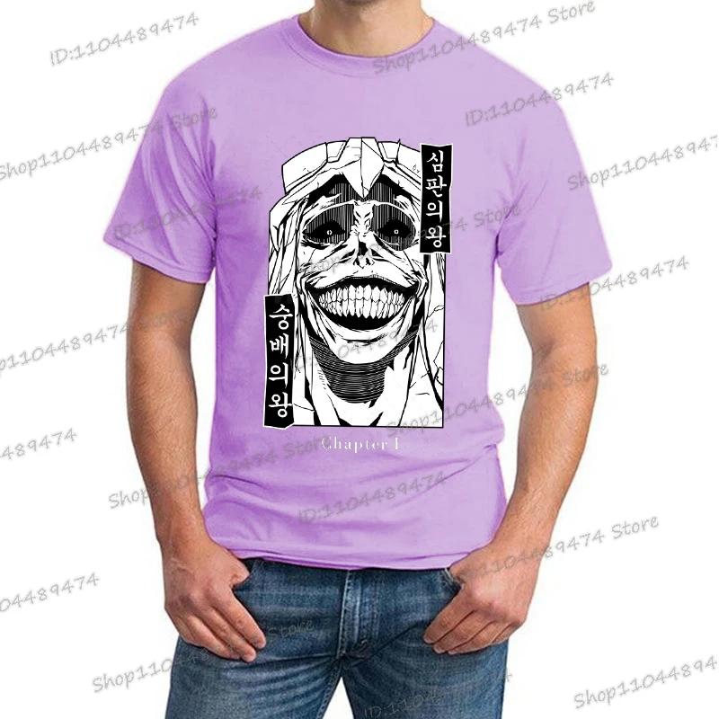 Anime T-Shirt Comic Solo Leveling Fashion Men's Clothing Short Sleeve Harajuku Sung Jin-Woo Tops Solo Leveling Unisex Streetwear