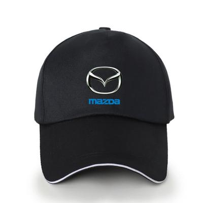 Autoaufkleber Mode Damen Herren Baseballkappen für Mazda 3 bk bl 323 Axela Atenza CX-3 CX-4 CX5 CX-7 Damen Herren Sportkappe Sonnenhut