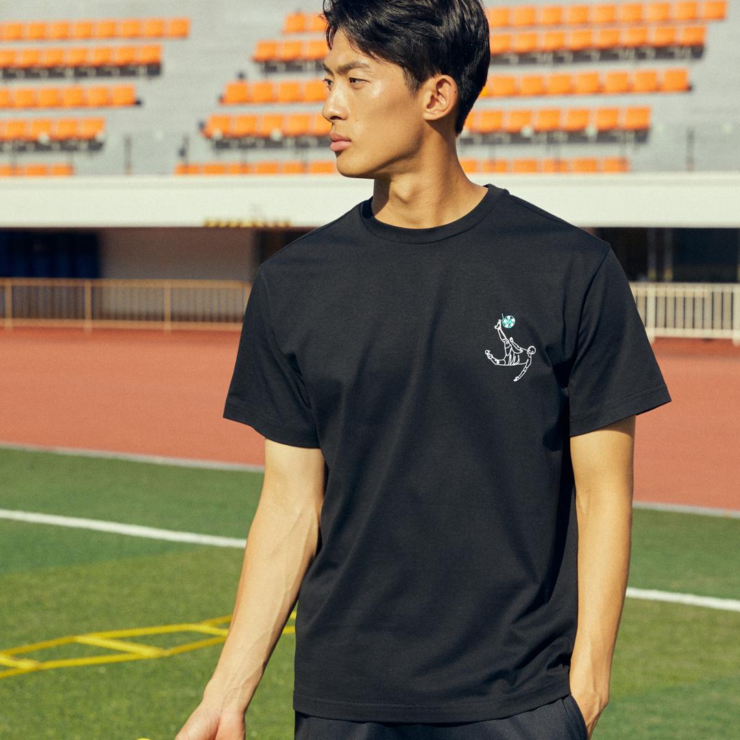 Readro Triunfo Goalpost T-Shirt _ Black 110(2Xl)
