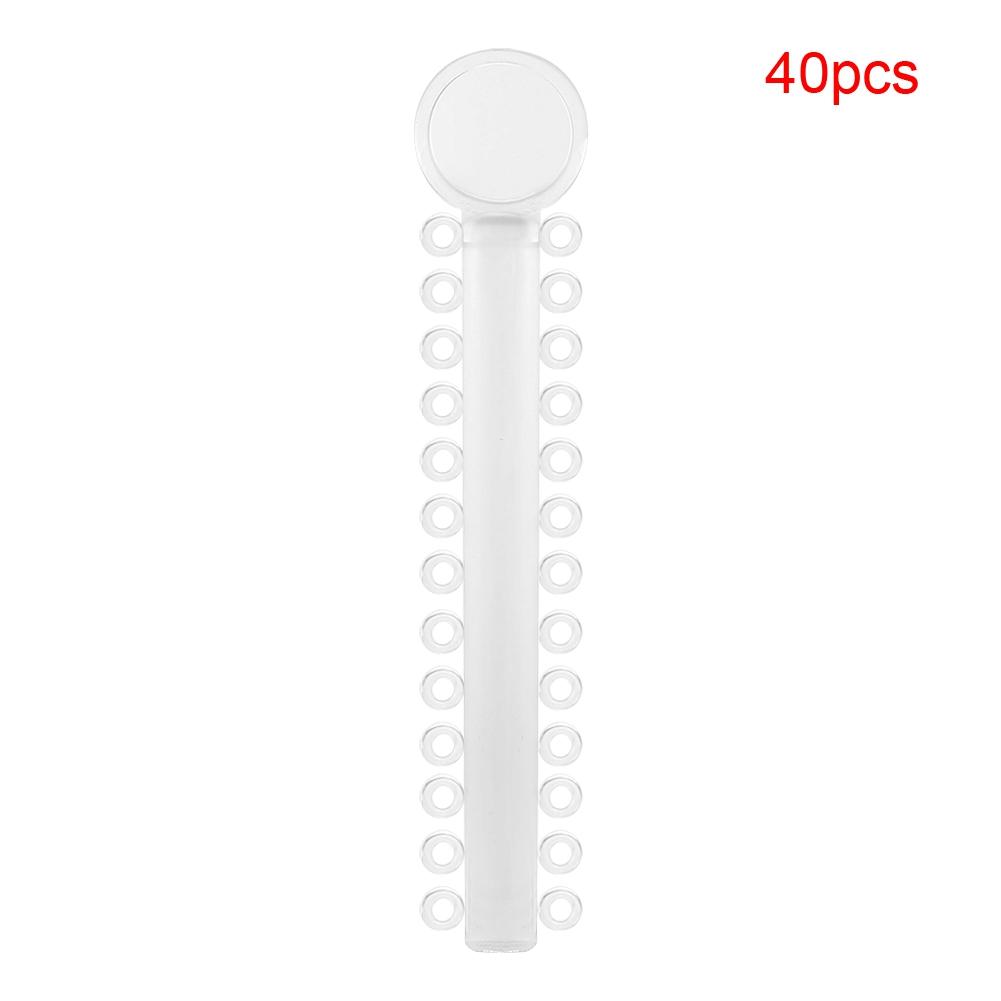 

40 шт. Стоматологические ортодонтические лигатурные резинки Корректор зубов Эластичная брекет-система