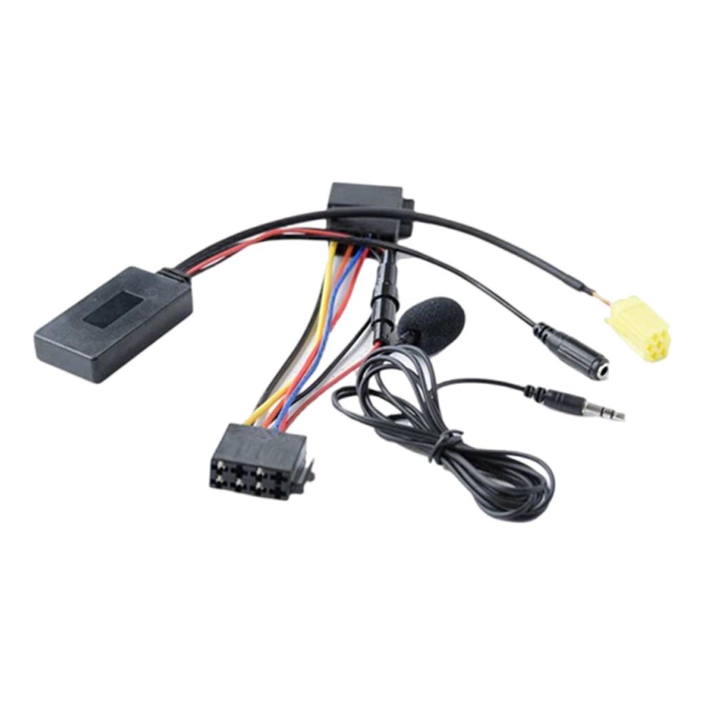 Handfree Stereo Adapter Cable Suitable For Car Radios Music Playback Featuring Built In Microphone&Wireless Connectivity