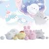Adorable Yuyou Family Plush Dolls Cute Animal Figurines Soft Comfort Toys For Girls Gifts