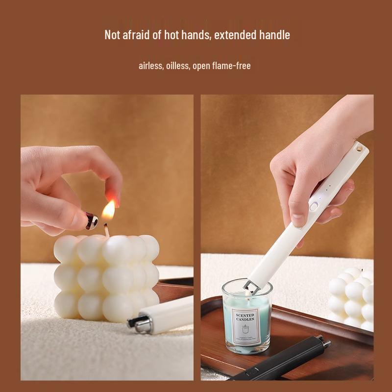 Rechargeable Long Handle Electronic Gas Lighter & Aroma Diffuser