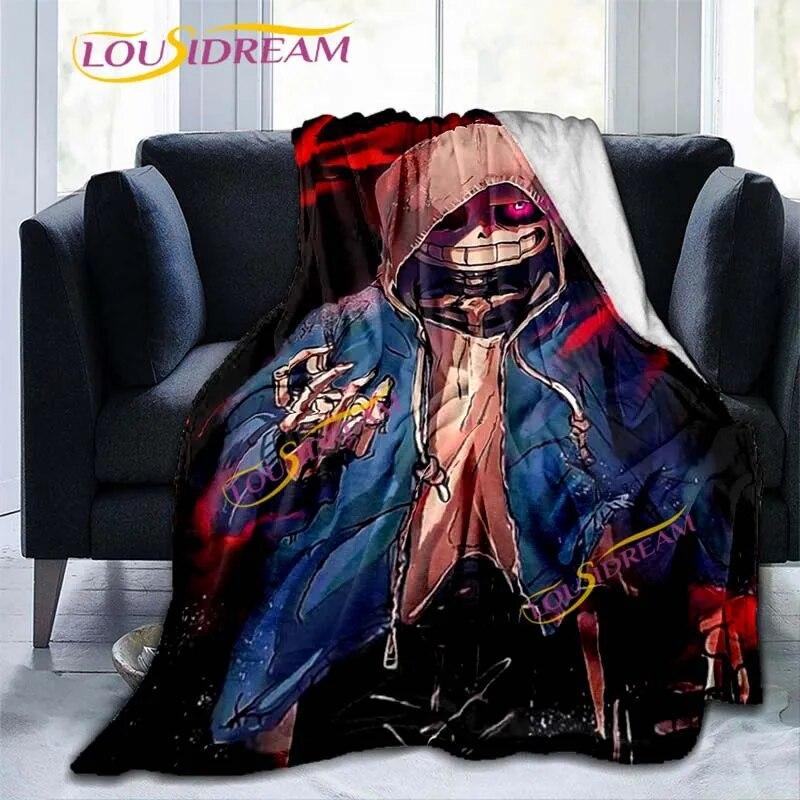 

Одеяла с 3D принтом мультфильма Фриск, игры, мягкие теплые покрывала, пляжное фланелевое одеяло, домашний декор, одеяла для домашних животных