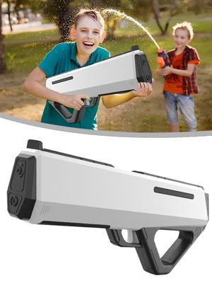 Elektrische Wasserpistole für Kinder Spritzpistolen Vollautomatische Wasseraufnahme Wasser-Spritze Wasserwerfer Sommer Outdoor-Spielzeug Poolspielzeug