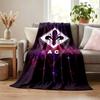 ACF Fiorentina blanket Flannel Blanket Soft Cozy Plush Throw for Sofa Bed Lightweight Home Decor