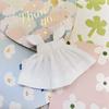 Short/Long Sleeve Printed Dresses White Cardigan for 1/11 OB11 Dolls Tops for 1/12 BJD Dolls Outfits Dresses DIY Doll Clothes