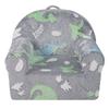Toddler Chair Glow In the Dark Plush Baby Chair Playroom Furniture Grey