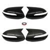 Car Decoration Door Mirror Cover For Kia Sportage KX5 2010-2015 Carbon Fiber Glossy Black Car Rearview Accessories