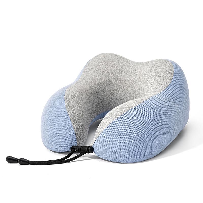 Four Seasons U-Shaped Memory Foam Neck Support Pillow for Travel and Office