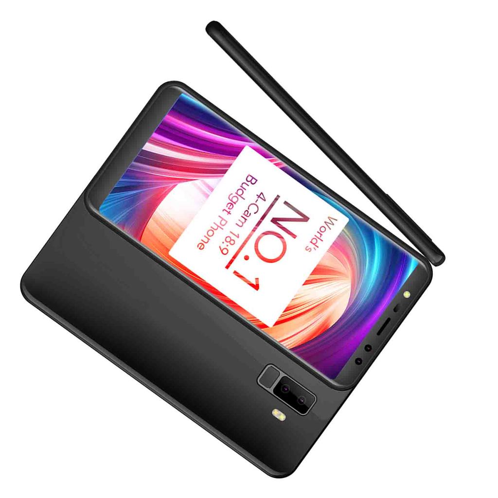 Quad Cam 18:9 Full Screen Mobile Phone Fingerprint 5.5 Inch HD 1280 * 640p 2GB+16GB WiFi GPS 2850mAh 3G WCDMA Smartphone