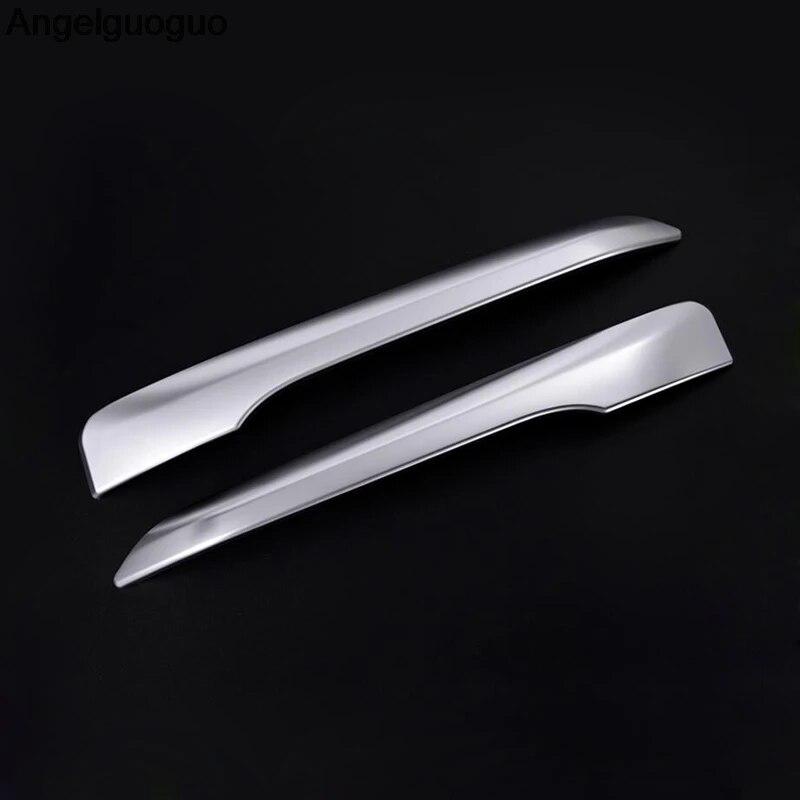 Car refiting car Front  fog lamp foglights Cover shield decoration frame sticker for 2016-2018 BMW X1 F48