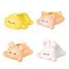 6pcs Cartoon Animal Desk Ornaments Resins Decorative Miniature Figurines Accessories for Kids Room and Living Room Table