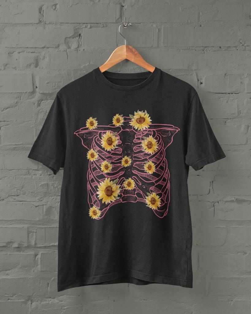 Pastel Goth Goblincore Ribs T Shirt,Trendy Alternative Retro Tshirt,Witchy Tarot Card Lover Tee, Grunge Fairycore Dark Academia Tops