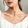 2022 Collarbone Chain Ins Smart Curved Snake Necklace Women'S Design Premium Accessories Spot